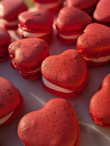 Macarons spéciale St-Valentin